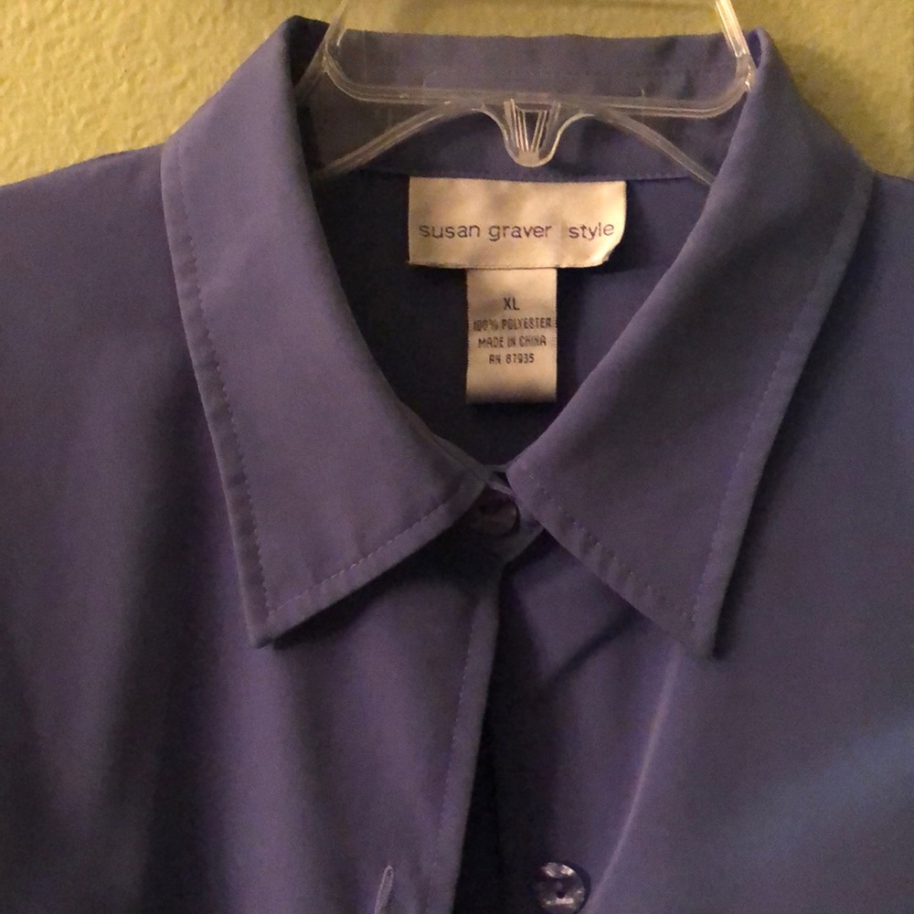 Susan Graver short sleeve 3 piece pantsuit. Gorgeous color- like new!